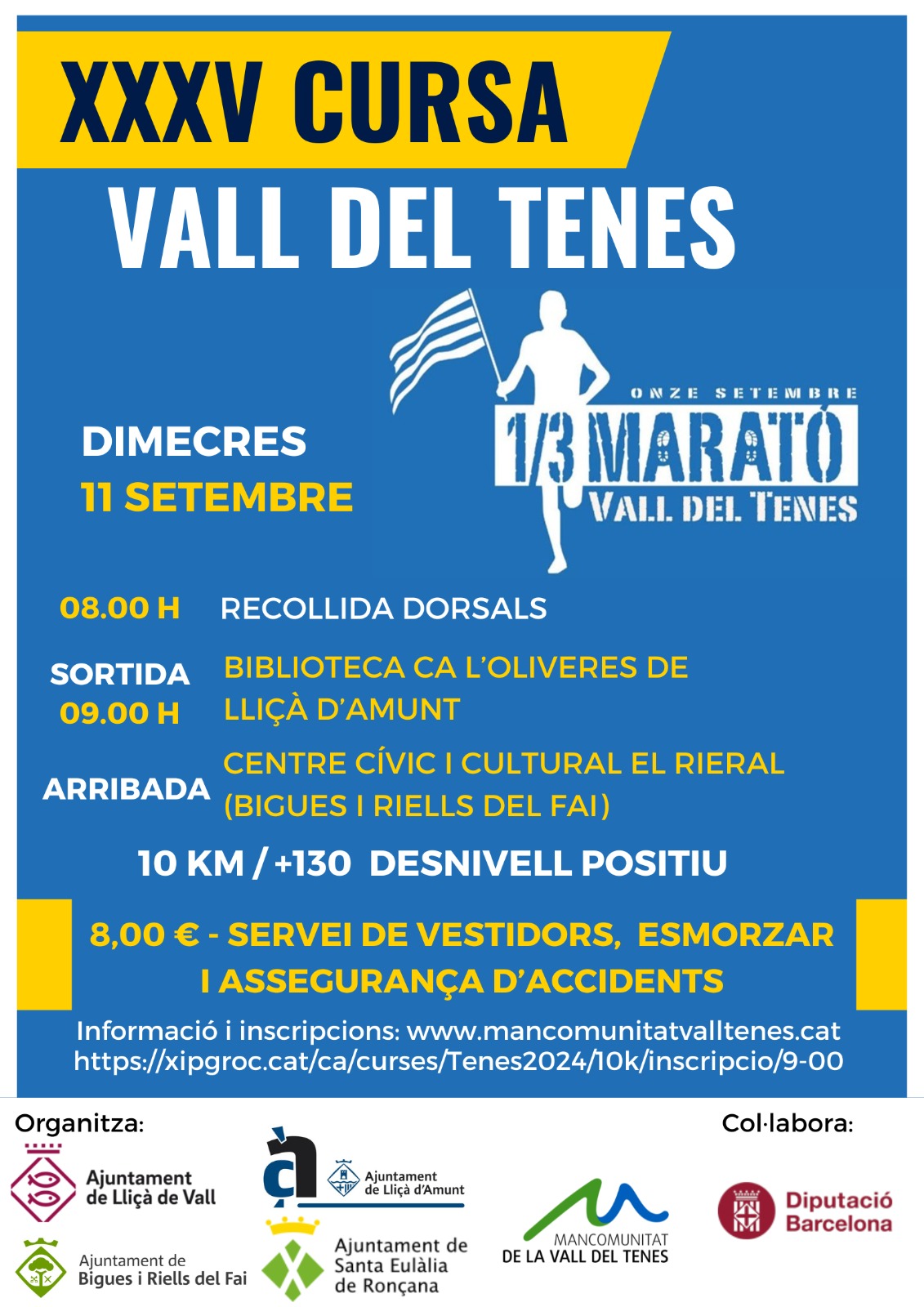 Cartell XXXV Cursa de la Vall del Tenes